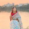 Elegant Half Silk Saree - Maloti - Image 4