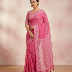 Elegant Half Silk Saree - Karukriti Tulika