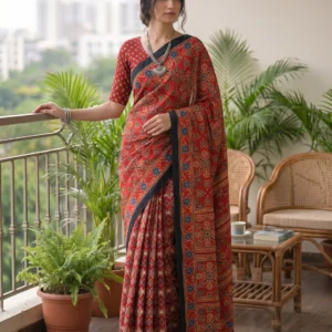 Elegant Half Silk Saree - Chitrita