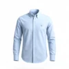 Premium Oxford Cotton Solid Shirt - Sky Blue