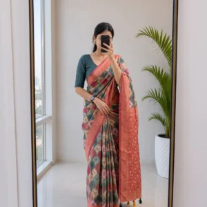 Elegant Half Silk Saree - Shotorupa