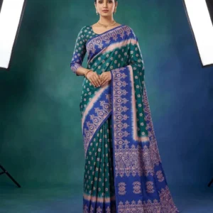 Elegant Half Silk Saree - Neelanjana