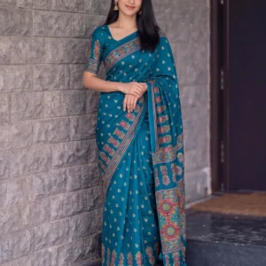 Elegant Half Silk Saree - Moyurakshi