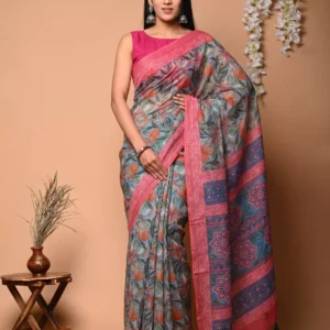 Elegant Half Silk Saree - Lotabithi