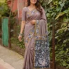 Elegant Half Silk Saree - Potrolekha