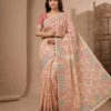 Elegant Half Silk Saree - Vanilla Blossom