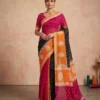 Elegant Half Silk Saree - Alpona Batik