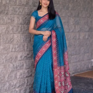 Elegant Half Silk Saree - Nondini